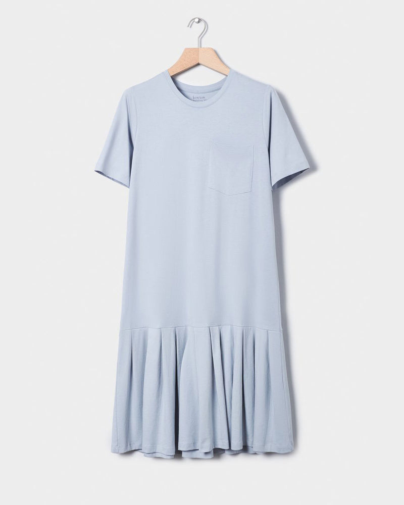 Pleated Tee Dress